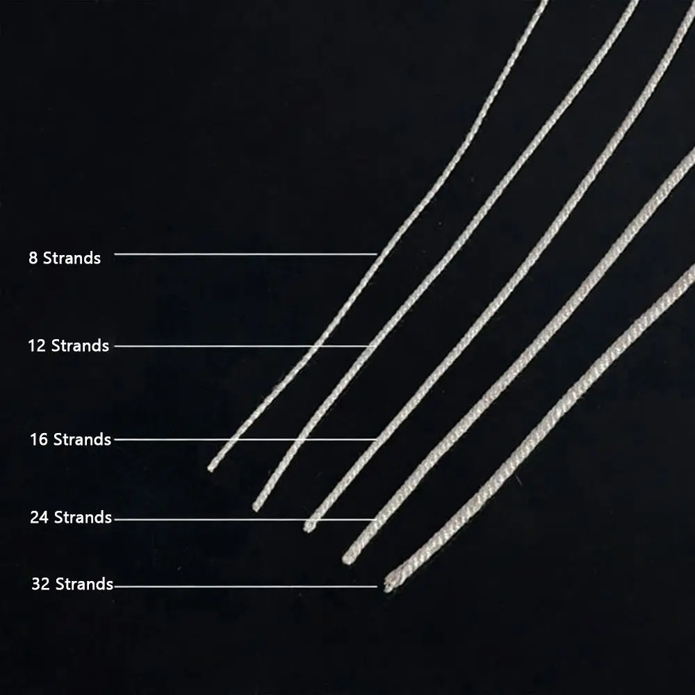 1Pcs 1 Meter Speaker Lead Wire 8/12/16/24/28/32 Strands Repair Braided Copper Wire Copper Speaker Cable Speaker Accessories