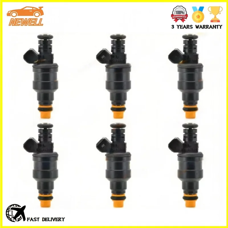 

6pcs 0280150552 078133551N Fuel injector For Audi A6 Quattro Cabriolet 2.8L I6 V6 1994-1998 Engine Nozzle