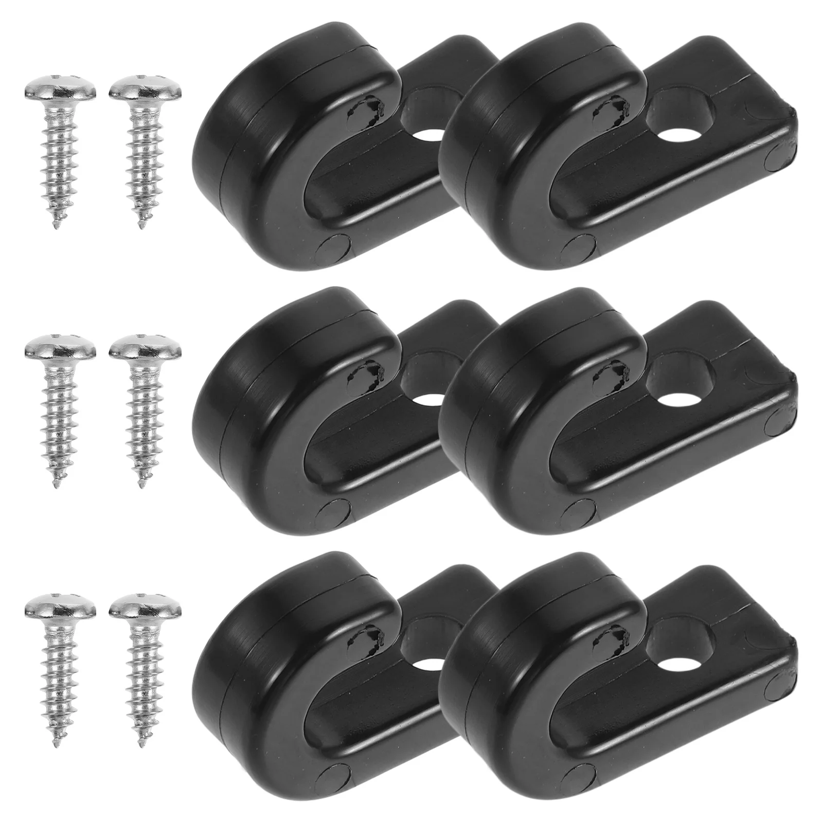 

1 set 1 Set J-Shaped Hook Accessory Durable Abs Lightweight Kayak Bungee Hook For Outdoor Canoe Boat Gear Storage Multi-Function