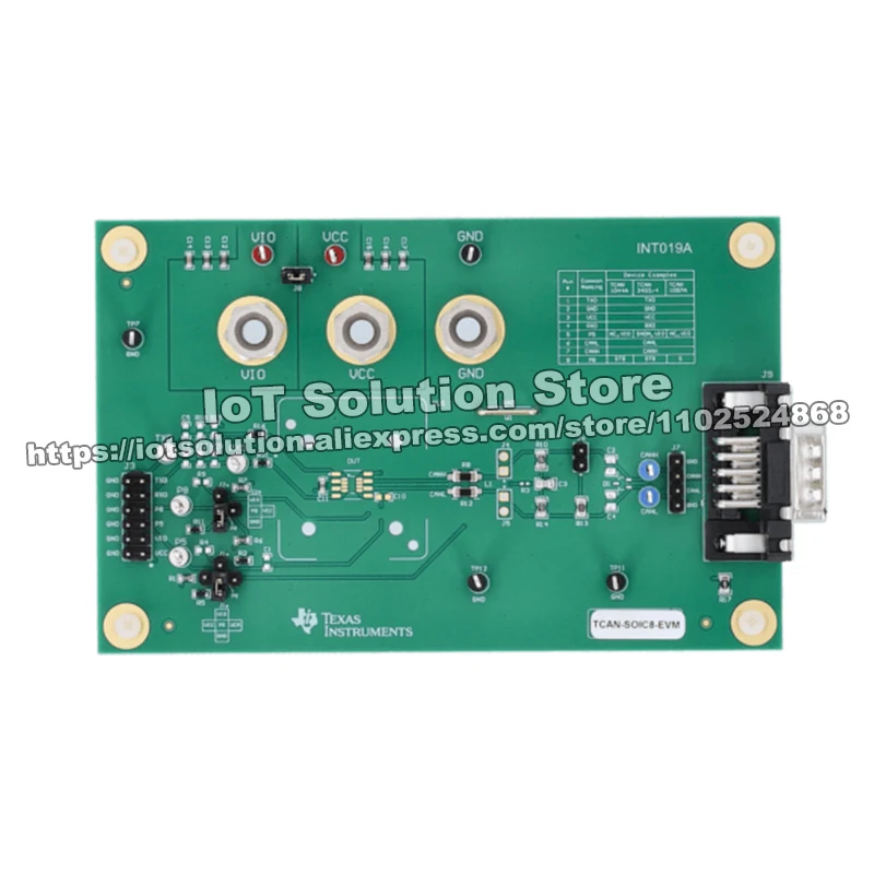 TCAN-SOIC8-EVM Universal evaluation module for CAN transceivers in 8-pin SOIC or SOT package