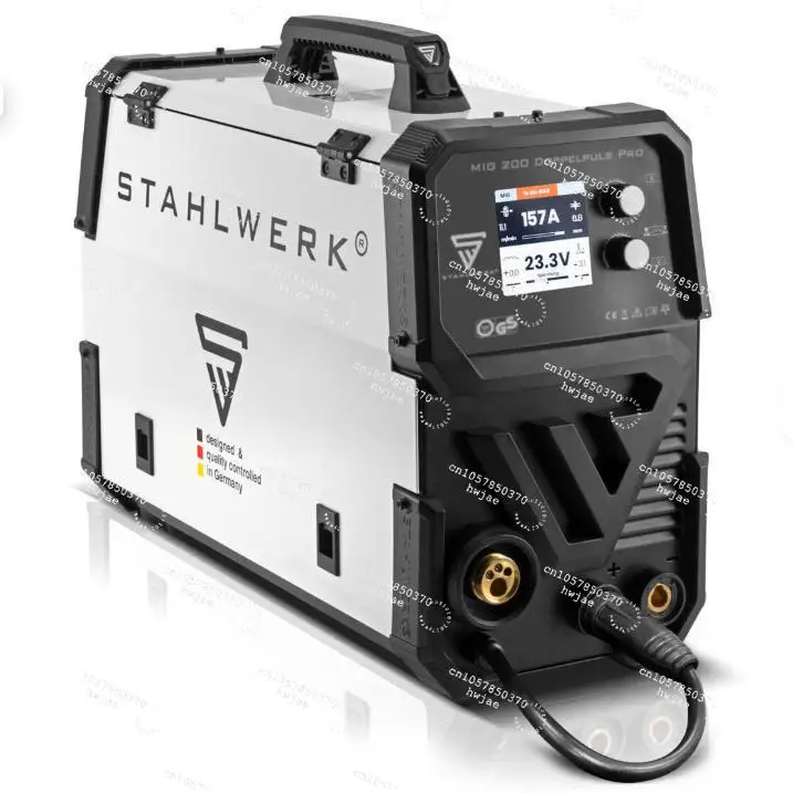 Stahlwerk MIG200 Heavy-Duty IGBT Welder 200A Double Pulse Aluminum MIG TIG MMA 220V New LCD Display Welding Machine