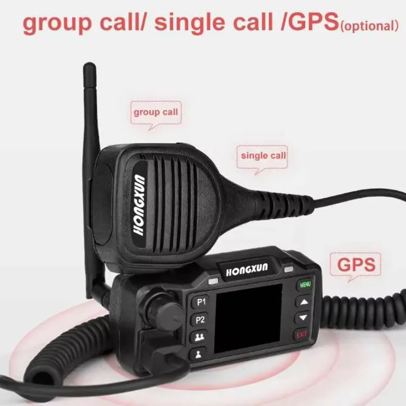 

HX-C8 Новый Zello Mini Car Android 4G POC Беспроводной GPS SOS Bluetooth WiFi Long Ran 5000KM 30W Аматорская мобильная рация