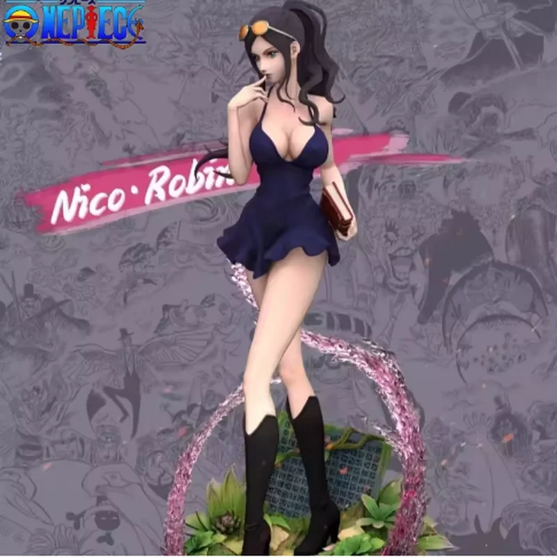 

34cm Nico·Robin One Piece PVC Action Figure - Sexy Beauty Collectible Toy for Desktop Display Ideal Gift for Boys