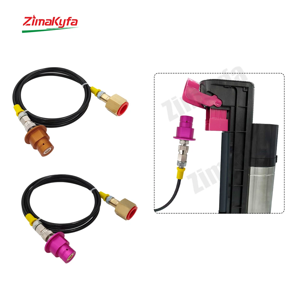 Imagem -04 - Kit de Mangueira para Co2 Externo Garrafa Tanque Quick Connect Soda Machine Maker Sodastream Duo Pico Art 90cm W21.814 Cga320 g3 4