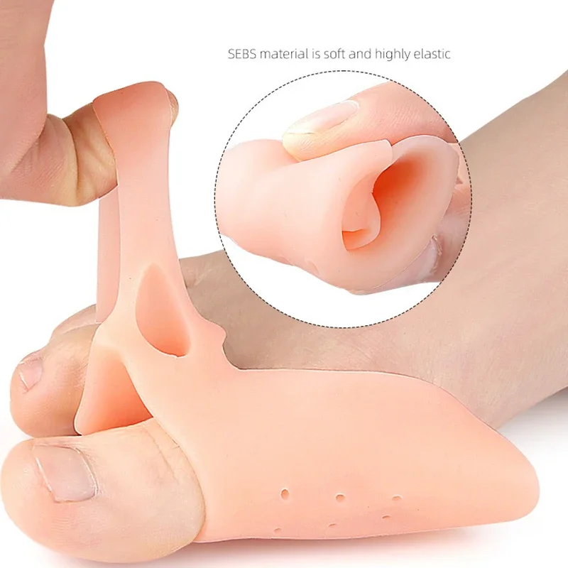 مصحح أروح الإبهام، مصحح أروح الإبهام، فاصل أصابع القدم، فاصل السيليكون #4