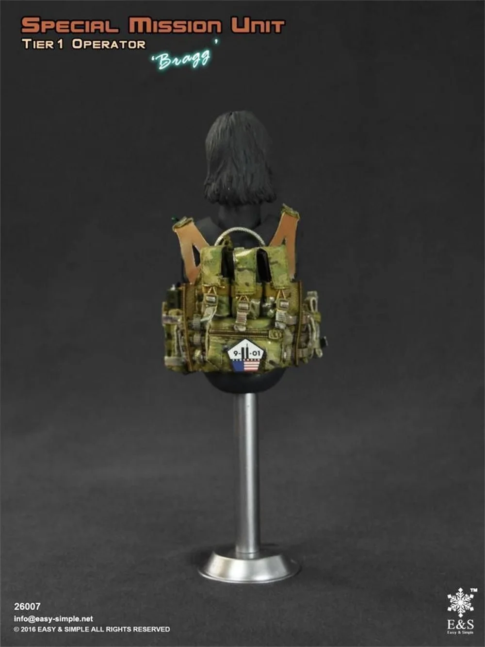 1/6 Easy & Simple ES 26007 SMU Tier-1 versión de operador A militar colgar pecho chaleco bolsas accesorios medallas para figura de acción de 12"