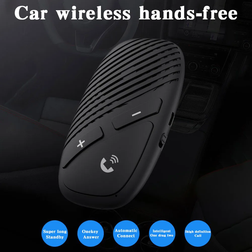 

Car Sun Visor Bluetooth-compatible Speakerphone HD Sound Quality Car Mount Sound Assistants For Truck