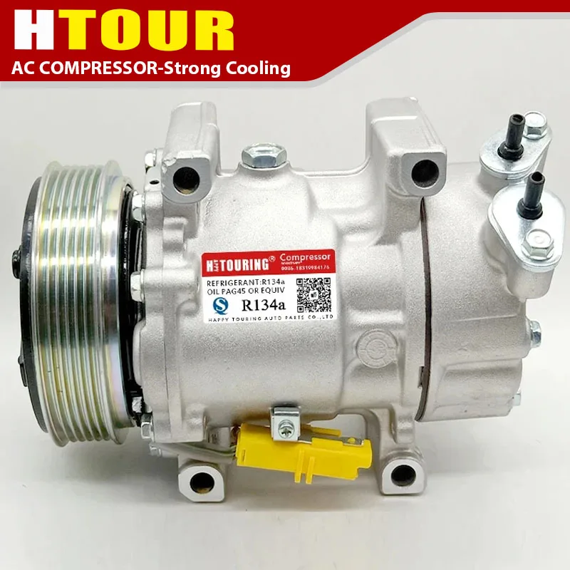 For Peugeot 206 307 Citroen C2 CA3 XSARA AC Compressor 9684480480 9122120 SD6V12 1439 6453KS 6453LF 6453LH 6453LN 6453QE 6453QF