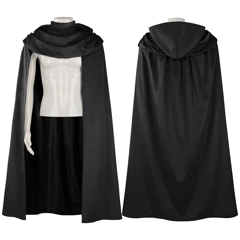 Medieval Cosplay Costumes Robe Adult Hooded style Cloak Halloween Party Dressing For Man