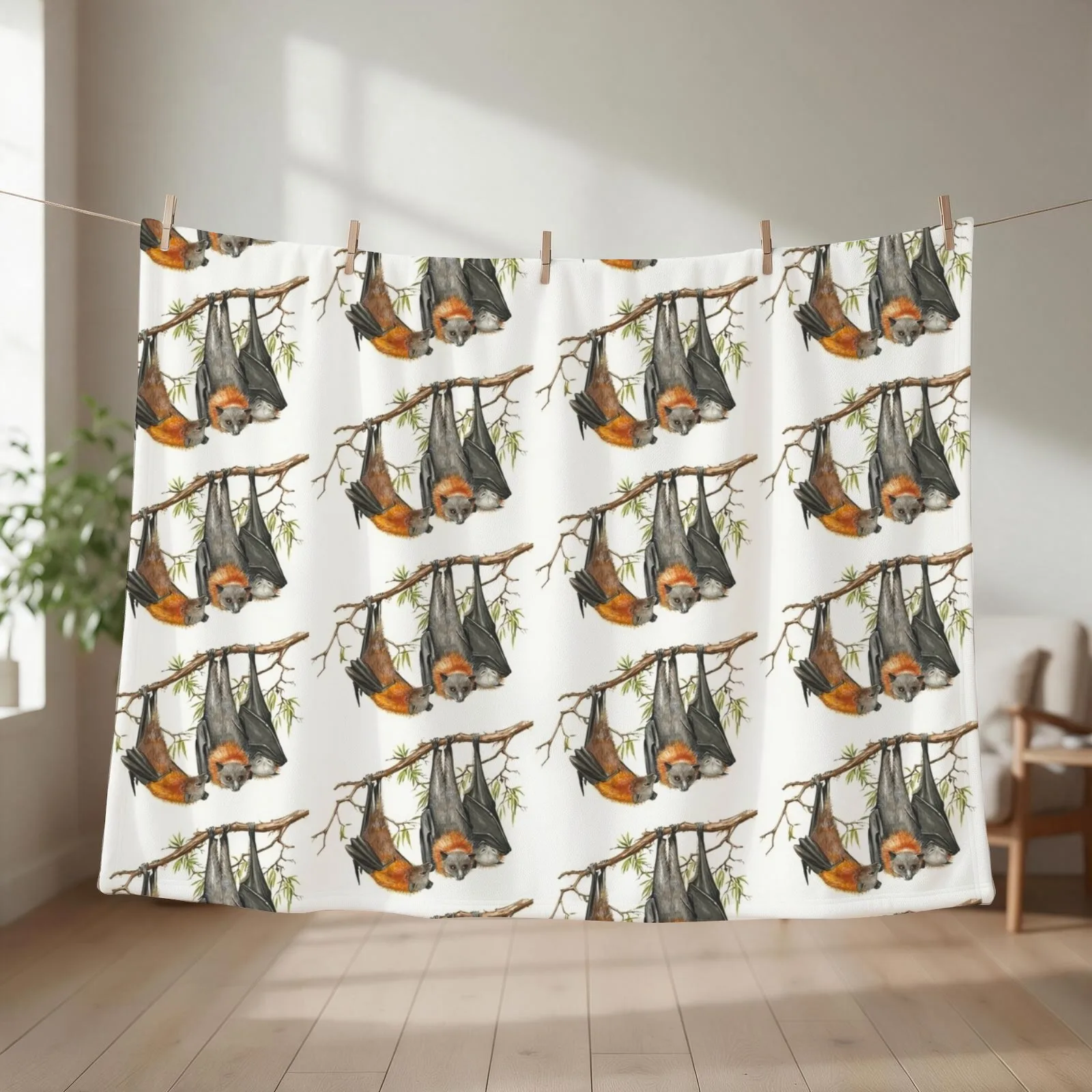 Australian Grey-headed Flying-fox Throw Blanket Multi-Purpose funny gift Thins Sofa Quilt Blankets