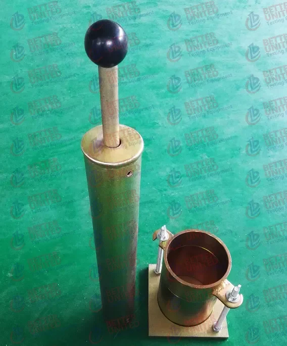 Soil Proctor Mold en Rammer Testhandleiding CBR Compact Rammerapparaat