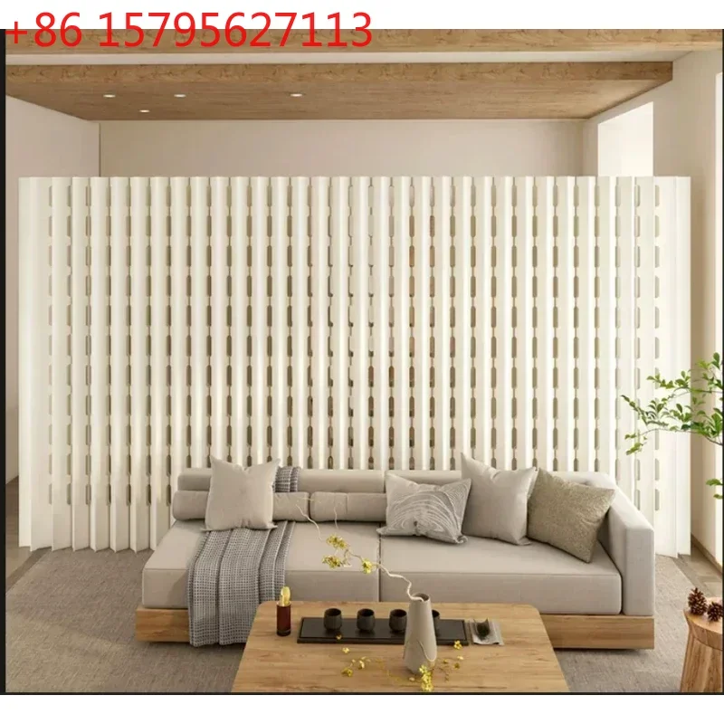 

Домашний декор высотой 2 м, белый орган, бумажный настенный экран, перегородки для комнаты, офисная перегородка, съемная складная перегородка, забор