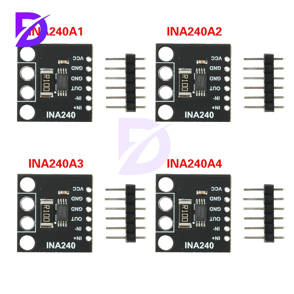 INA240a1/2/3/4 Current Detection Amplifier Ina240 Module Current Monitoring Bidirectional Current Acquisition Module
