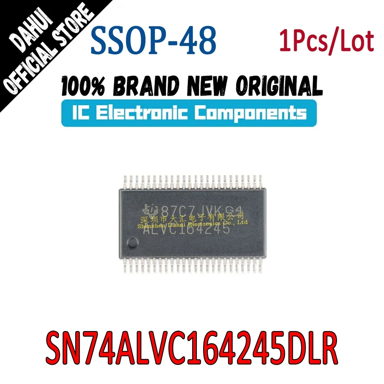

SN74ALVC164245DLR ALVC164245 SSOP-48 Tri-state output 16-bit level switching transceiver chip IC Brand New Original In Stock