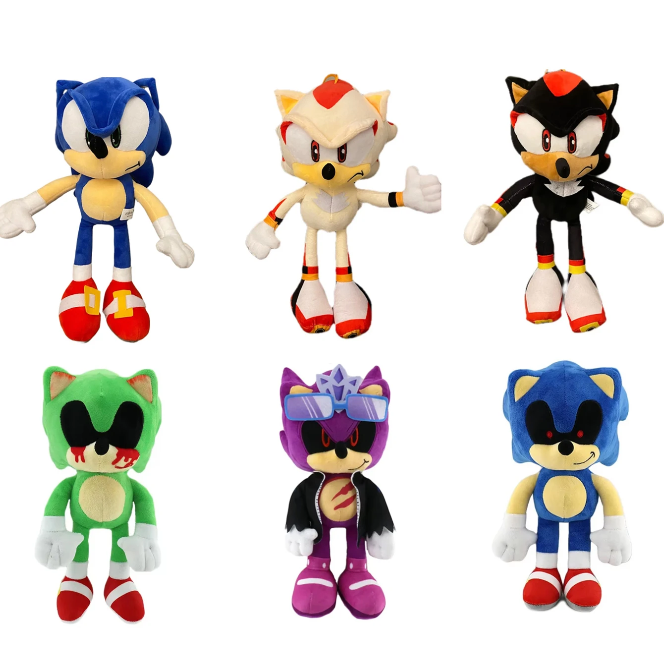 

Sonic Dolls Tails Nak Doll Creative Doll Hedgehog Sonic Plush Toys for Kids 28cm High Cartoon Anime Figures Kawaii Toy for Boys