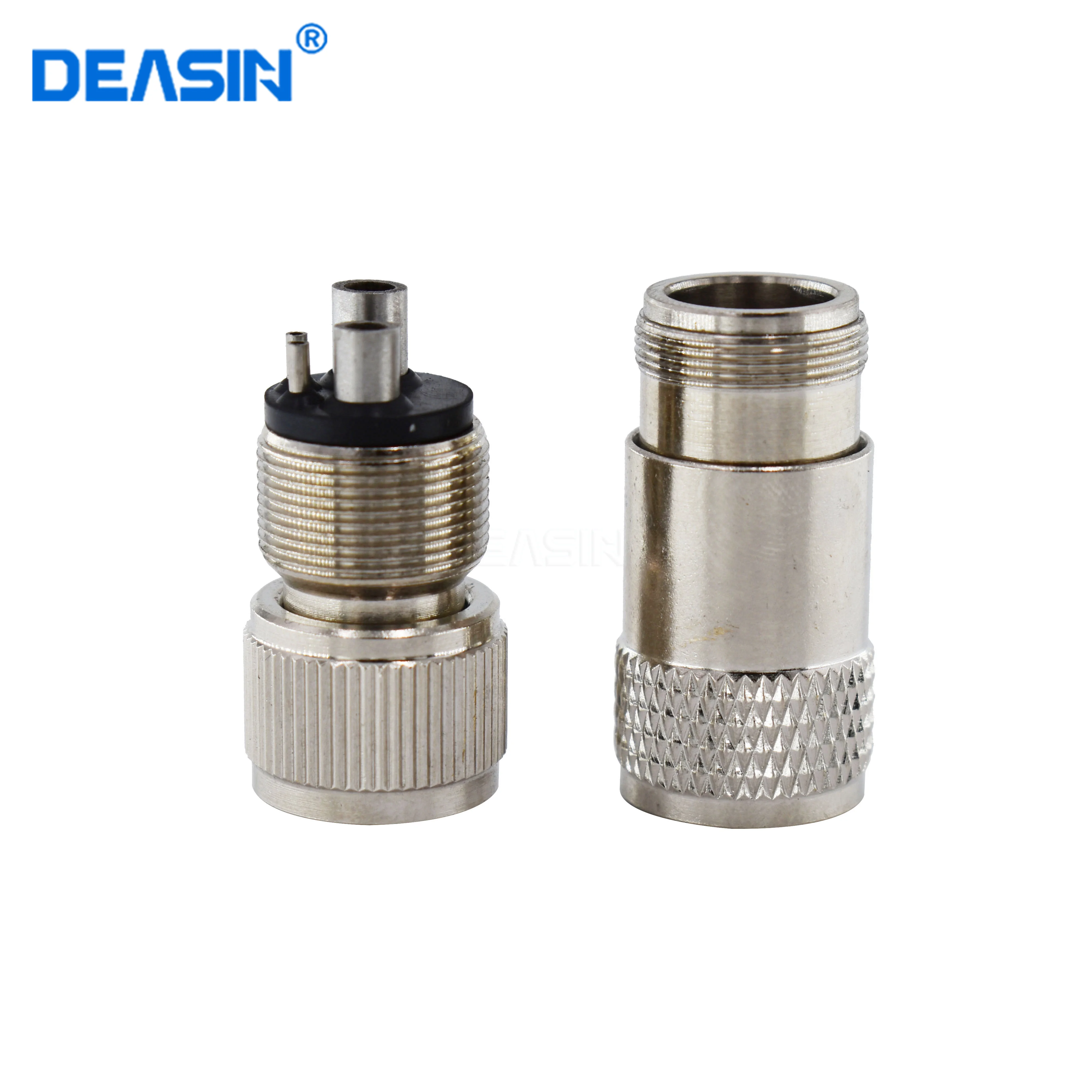 

1pcs Dental Turbine Handpiece Adapter converter 2 to 4/4 to 2 Holes Changer Connector For High Speed Handpiece Spare Parts Tool