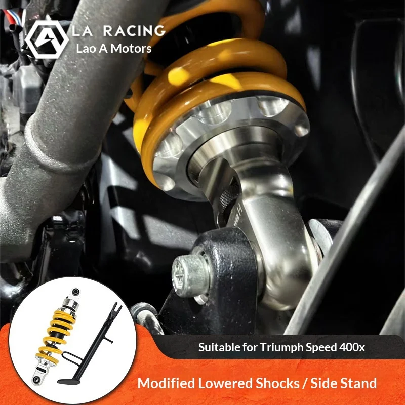 【Premium】For Triumph Speed400X, modified with adjustable damping and lowering shock absorber buffer spring side braces