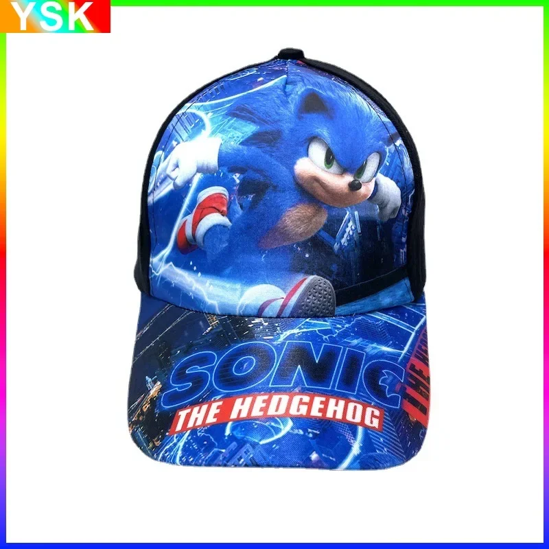 Explosive Sonic The Hedgehog Sonic Boy Anime Character Children's Hat Men and Women Baseball Cap Cap Birthday Gift