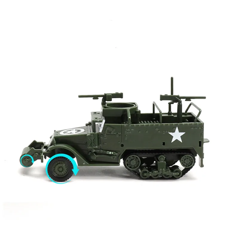 Neue 4D 1/72 M3A1 Halbspur Gepanzerte Personal Carrier Montage Modell Kleber Kostenloser Streitwagen Spielzeug Geschenk Für Jungen A31