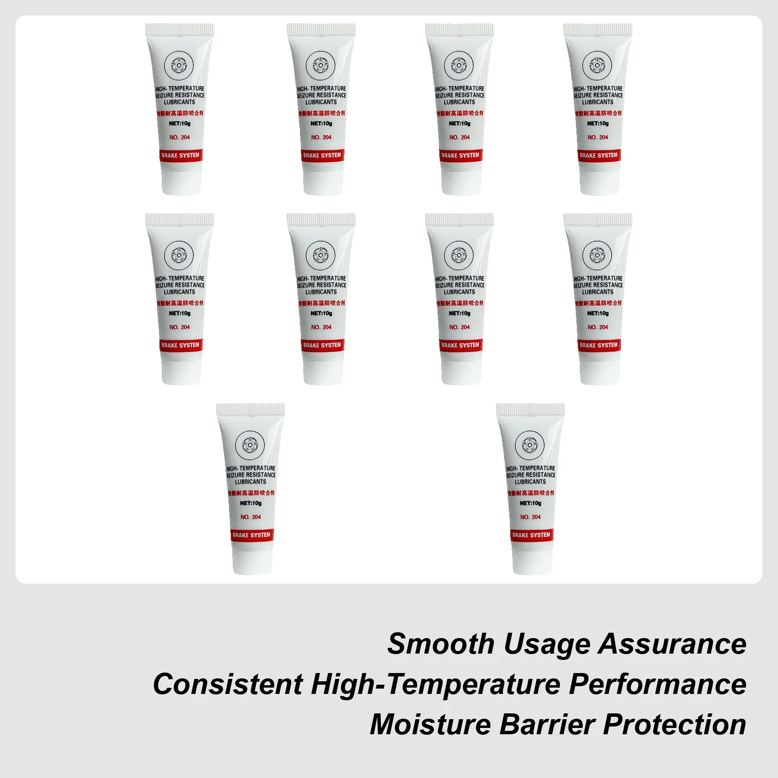 

Тормозная смазка, антисеизная смазка для резьбы, 10 шт., портативная состав, антикоррозийная для резьбы, автомобильный болт, штифт ступицы, дисковая заглушка, транспортные средства