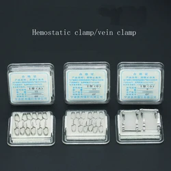Micro hemostatic clamp temporarily blocking the closers vein clamp small blood vessel clamp pet laboratory