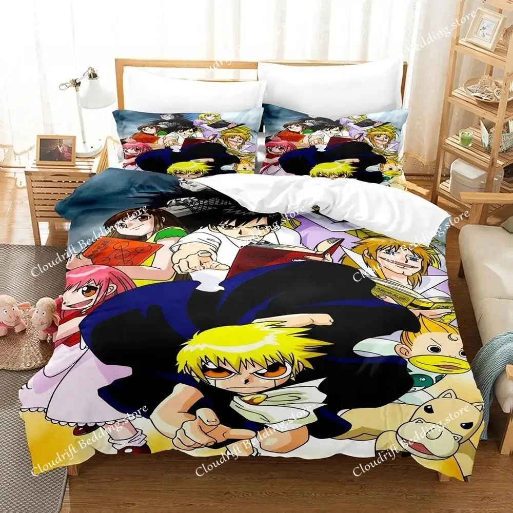 

3d Print Anime Zatch Bell! Bedding Set Single Twin Full Queen King Size Bed Set Adult Kid Bedroom Duvet Cover Sets Home Textiles