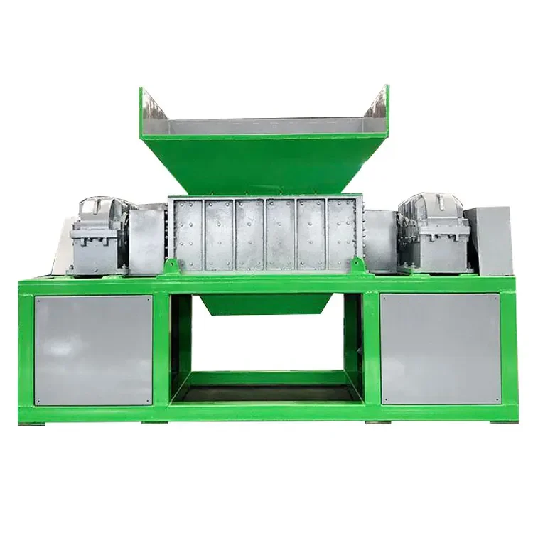 Double Shaft Small Shredder Industrial Waste Paper Plastic Shredder Waste Bottle Garbage Crusher Shredding Machine