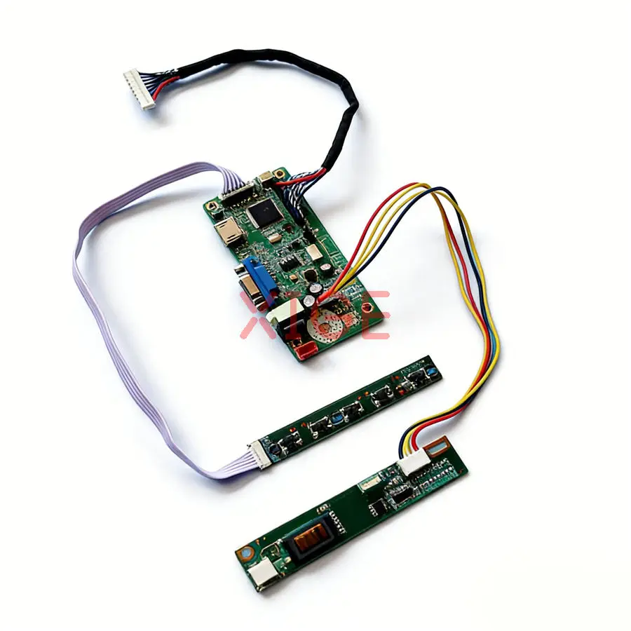 

LCD Monitor Controller Drive Board Fit QD14XL07 QD14XL19 QD14XL12 QD14XL20 LVDS 30-Pin 1024*768 1-CCFL 1024x768 HDMI+VGA DIY Kit