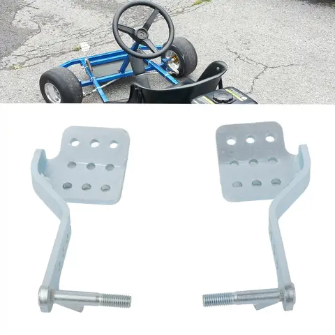 1Pair Go Kart Pedals Kit Brake Throttle Pedals with 71in Throttle Cable For 196cc 6.5hp Road Rocket Azusa Fun Kart Accessories