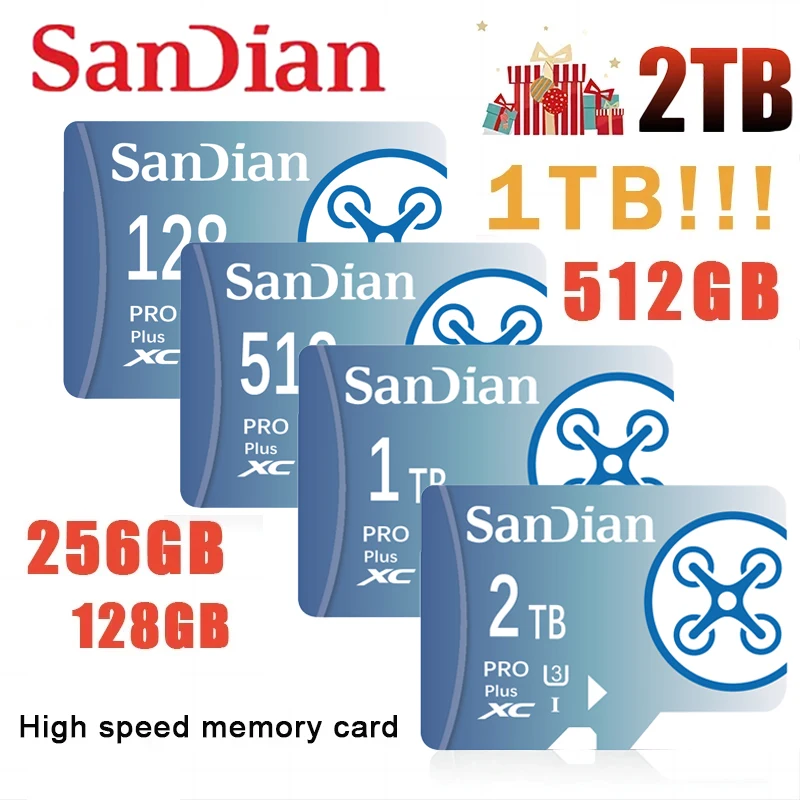 SD การ์ด2TB 1TB แบบดั้งเดิม128GB การ์ดความจำ256GB Micro tarjeta SD 512GB Class10การ์ดความจำขนาดเล็กสำหรับ Nintendo SWITCH