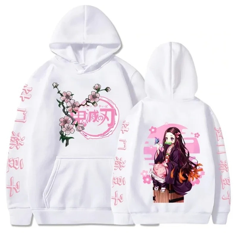 Anime japanische Hoodies, Devil Killer Pullover, Baumwoll-Sweatshirts, Harajuku bedruckte Tops, lässige Hip-Hop-Streetwear, Kleidung