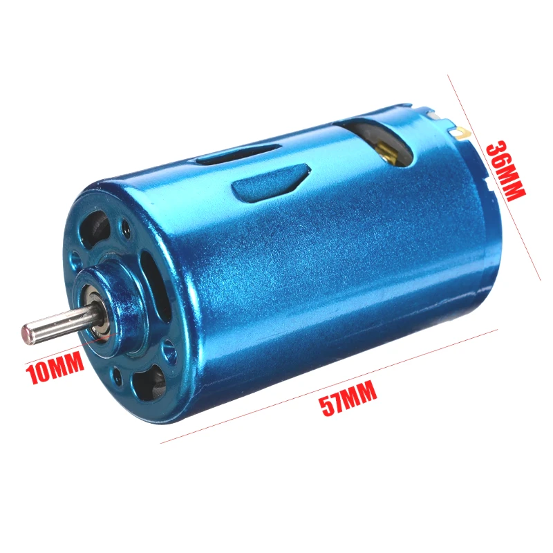 1pc Blue RS-550 DC Motor High Speed Large Torque RC Car Boat Model 12V 24V 30000RPM