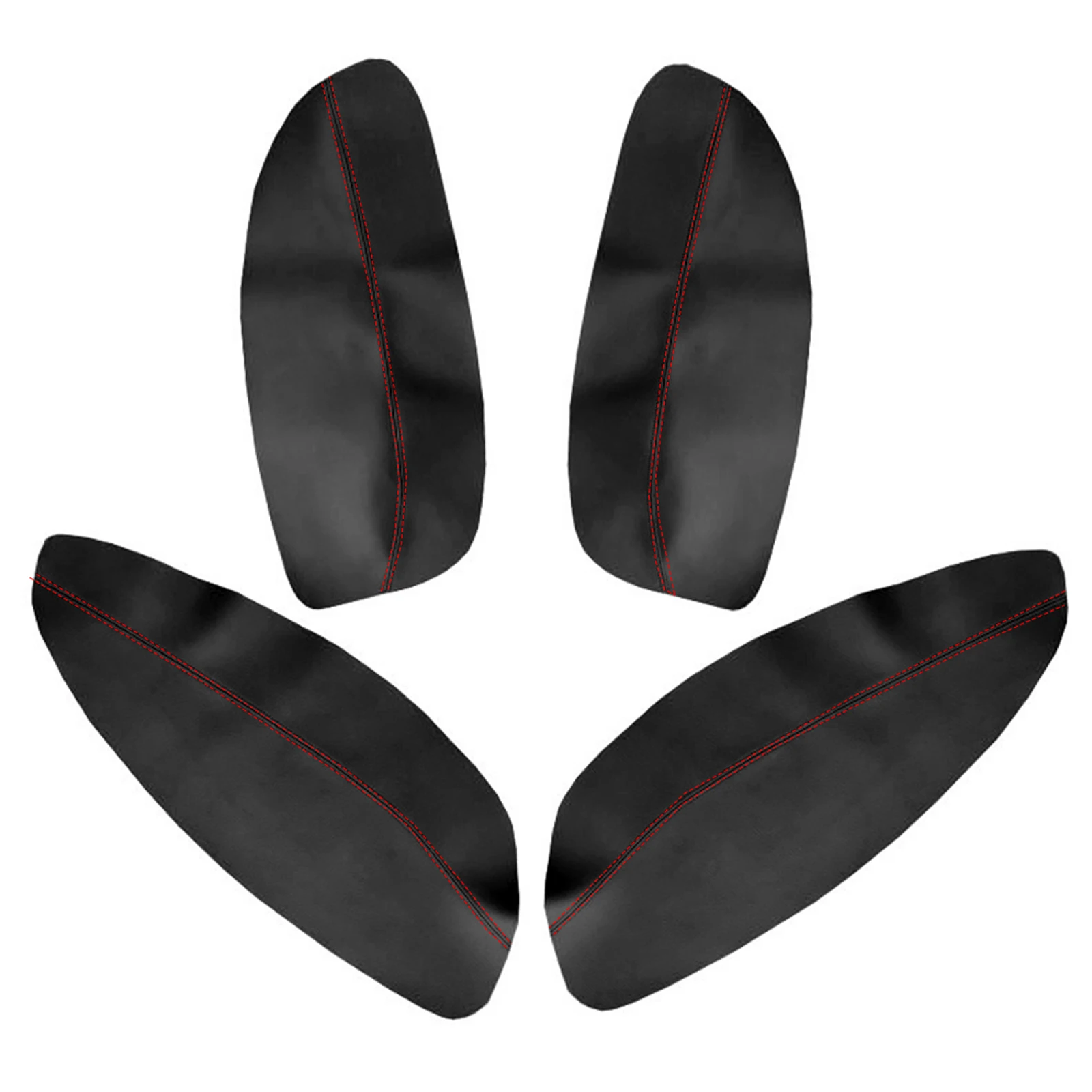 Perfect Fit For Chery Tiggo 2005 2006 2007 2008 2009 2010 PU Leather Car Interior Door Armrest Panel Cover Sticker Trim