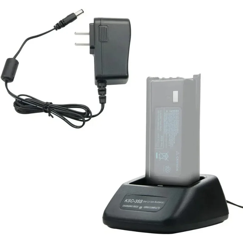 KENWOOD KSC-35 Li-ion Battery Rapid Desktop Charger US/EU for KNB-63L KNB-65L KNB-45L KNB-45 TK2400 TK3207 TK2207 TK-U100 Radio