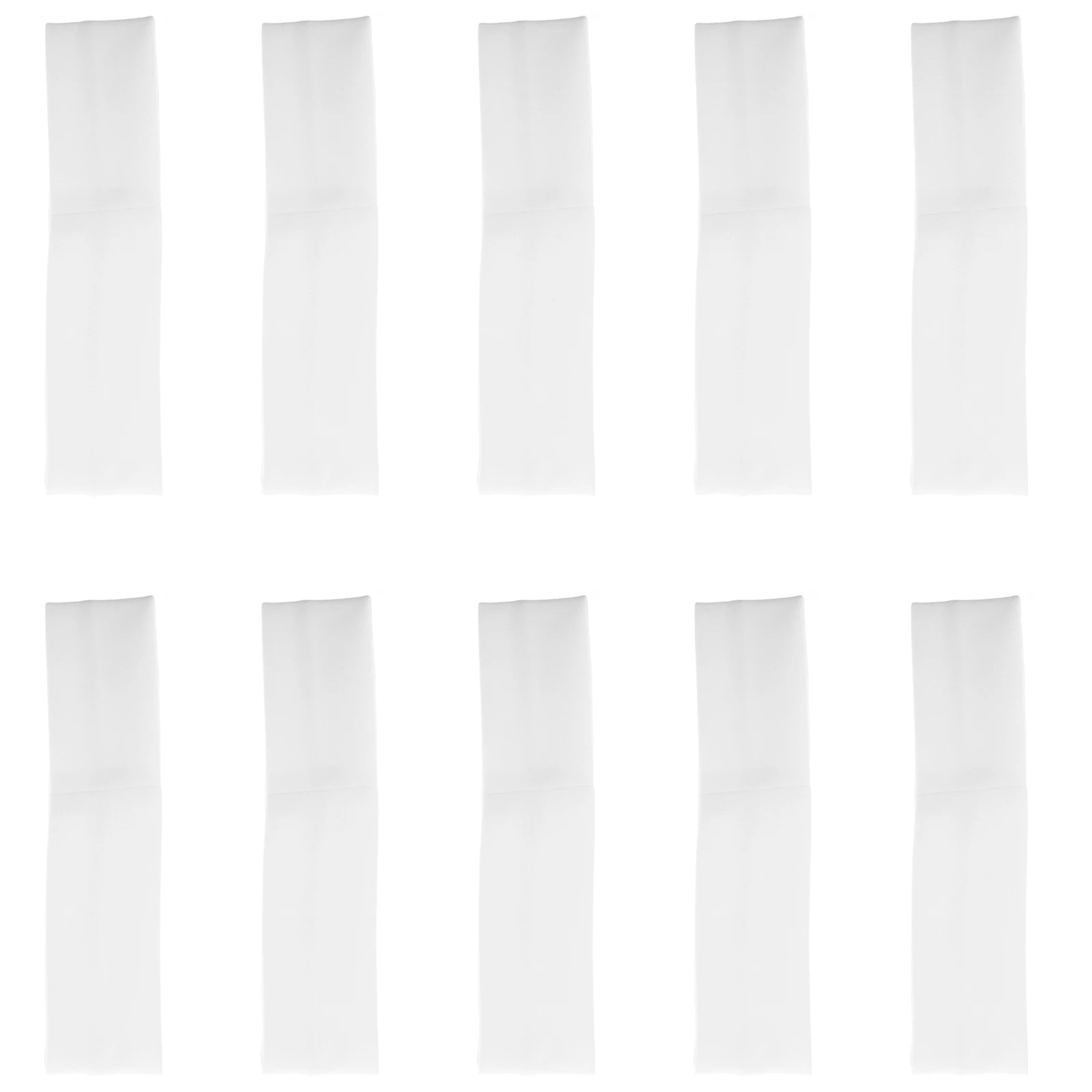 

10pcs Elastic Hair Bands Fabric Sweat Absorbing For Yoga Sports Headband Comfortable Fit Hair Accessories Headwrap