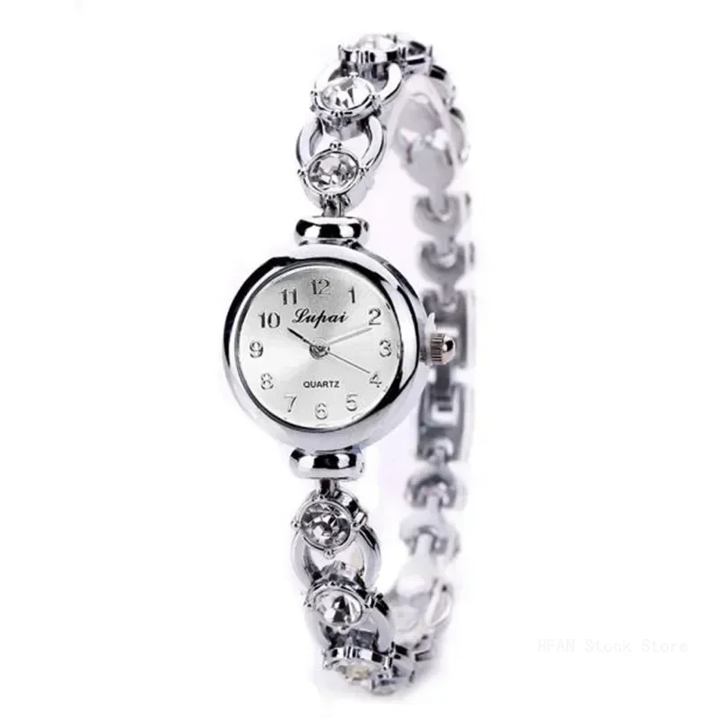 Ladies Elegant Classic Wrist Watches Women Rhinestones Quartz Bracelet Watch Women\'s Crystal Small Dial Watch Relogio Feminino