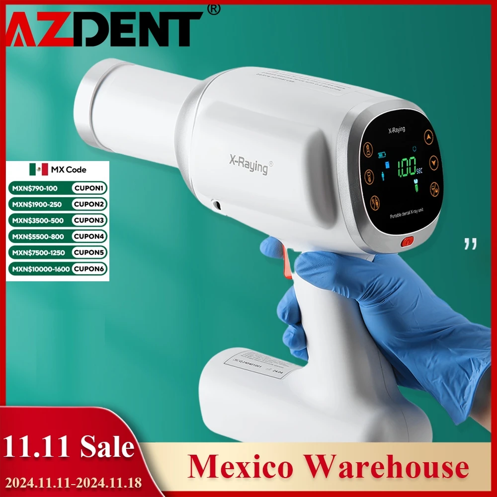 AZDENT Portable Dental X-ray Machine High Frequency X Ray Unit Lab Dental Imaging System Dentistry Equipment