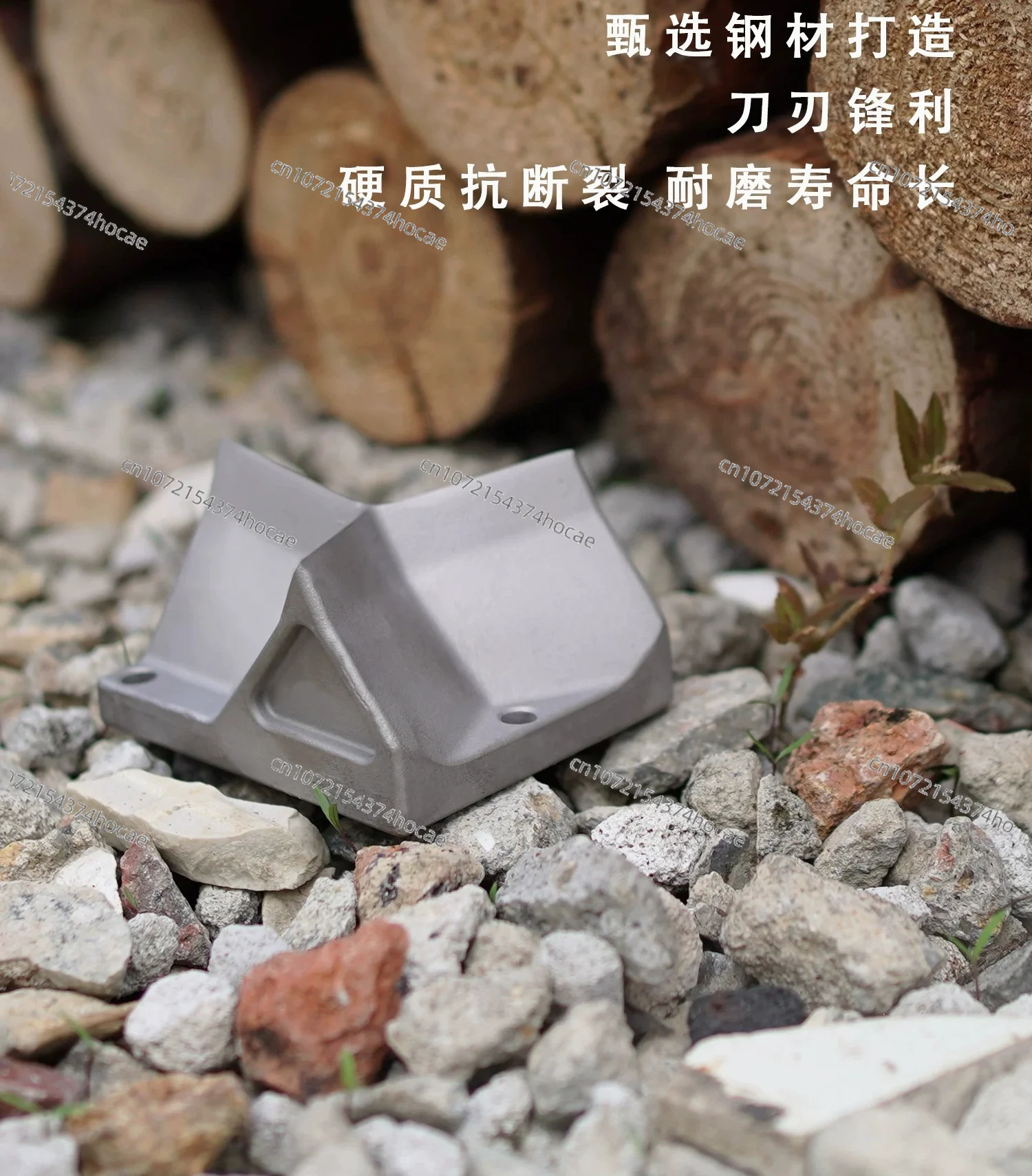 Mini Stainless Steel Wood Splitter Labor Saving Firewood Splitting Tool For Outdoor Camping Stove