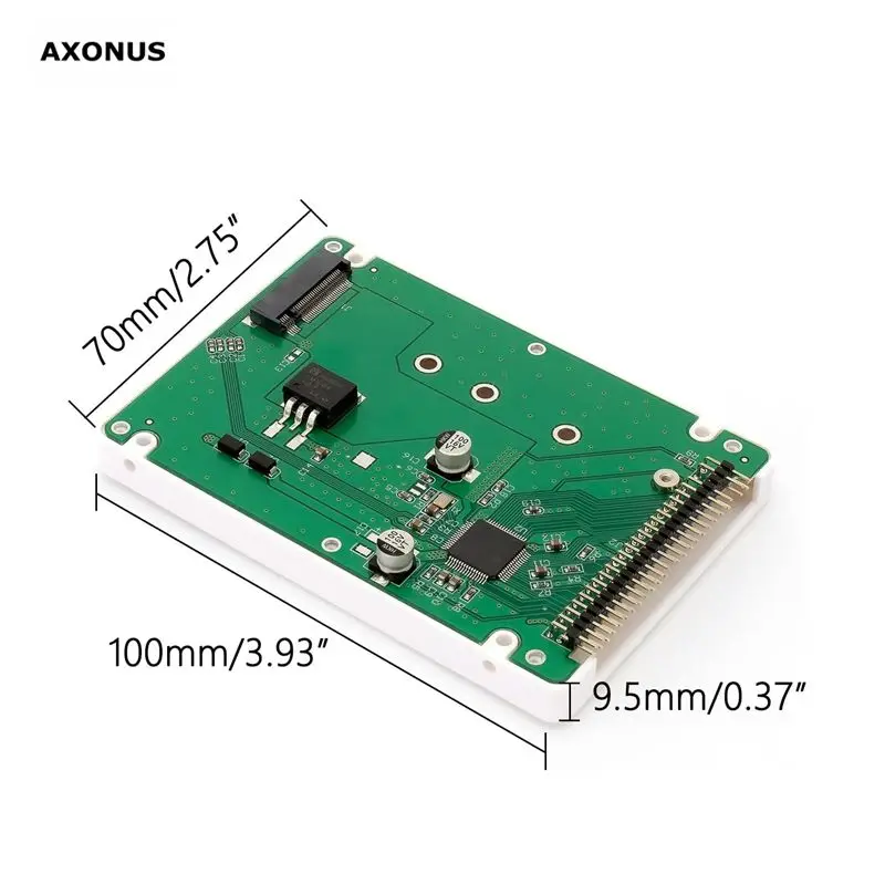 M.2 NGFF B/M-Key SATA SSD to IDE 44Pin 2.5 inch Hard Disk Case Enclosure for Laptop
