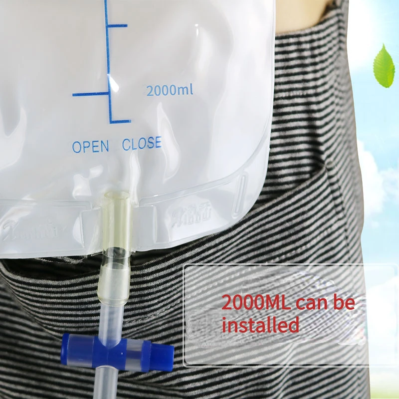 Portable Wearable Urine Bag Patient\'s Incontinence Pants Double Pocket Design Of drainage Bag For Elderly Stoma