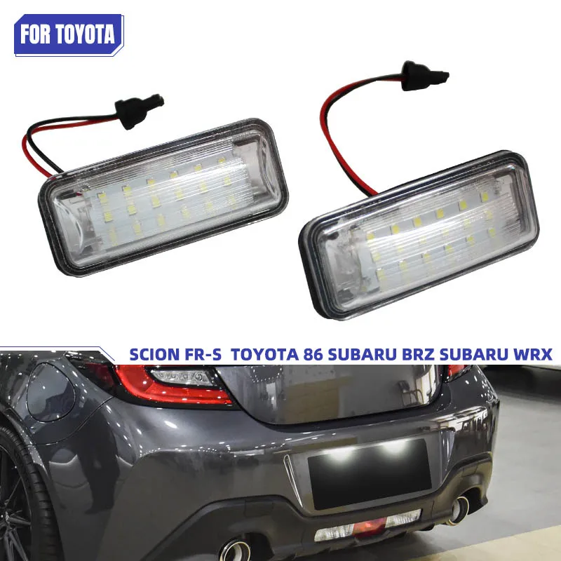 

Светодиодные фонари подсветки номерного знака для Subaru Forester, Legacy, Toyota 86, GT-86, FT-86