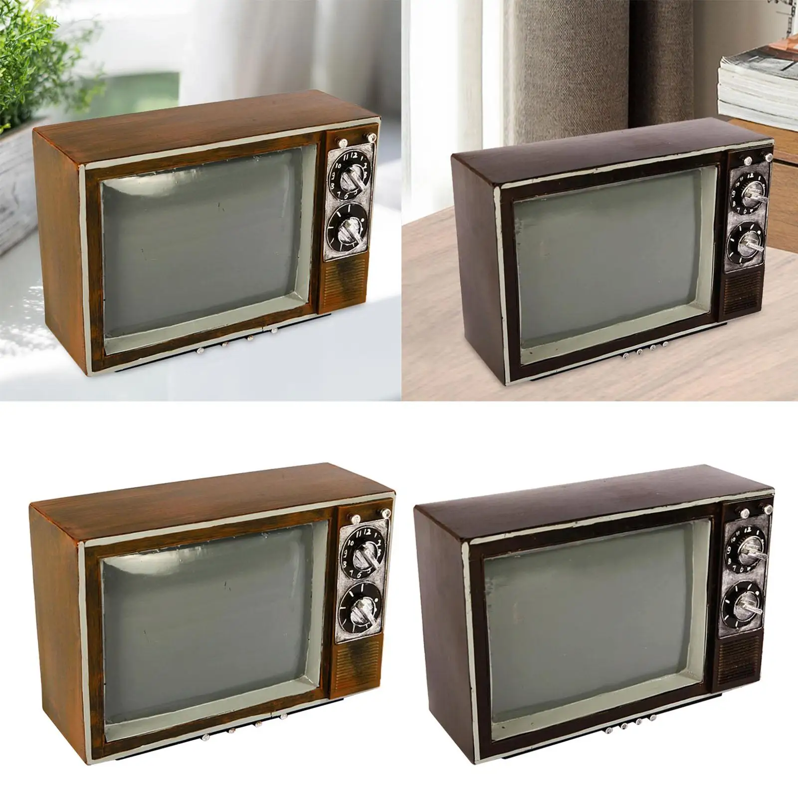 

TV Model Display Model Exquisite Photo Props Metal Collectible, Home Decor