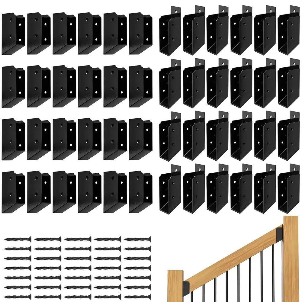 

30° Stair Angle StainlSteel Deck Railing Brackets Contor 2"x4" (Actual 1.5"x3.5") Railing Wood Post Stair ence Railing Contwith