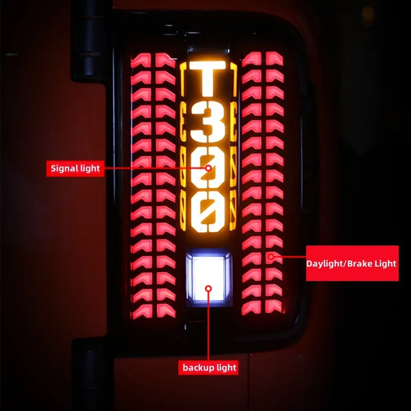 

Brake Dreamer Tail Lamp Tank 300 Accessories Car Led Driving Turn Signal Light Rear Lamp Fits for Tank 300 2021 2022 2023