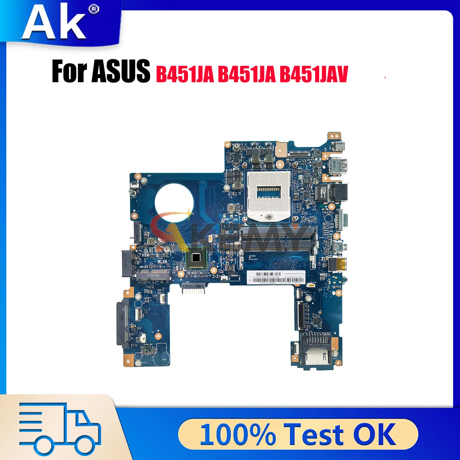 

B451JA Материнская плата для ноутбука ASUS ExpertBook B451JA B451JAV B451J Материнская плата для ноутбука в наличии 100% тестирование ОК быстрая доставка