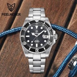 TERAMI Top Brand 40MM Ceramic Bezel Mechanical Men Watches Luxury NH35 Super Lume Sapphire Mirror Dive Wristwatches reloj hombre