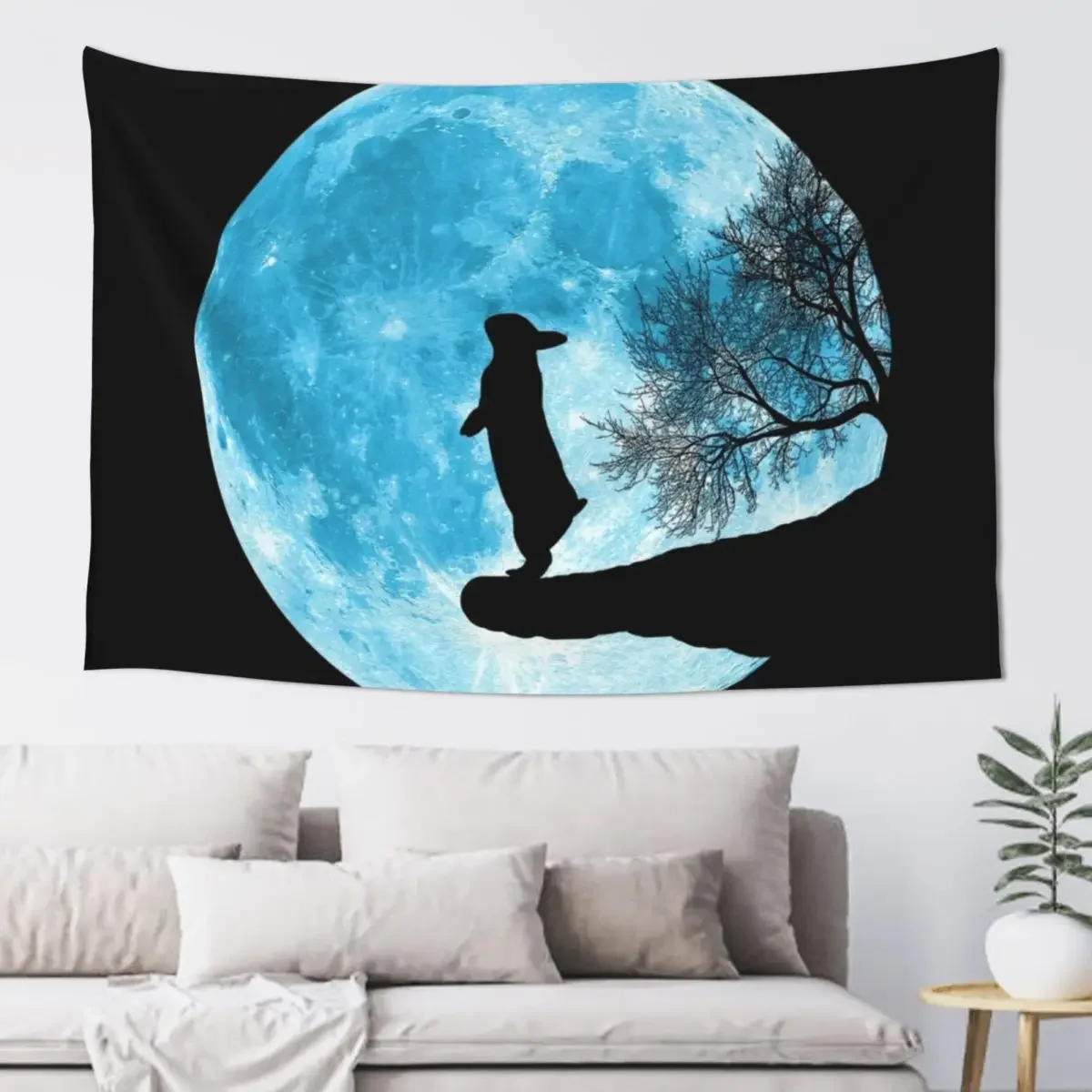 

Moon Bunny Tapestry Room Decor Room Decorator Carpet Wall Decoration Bedroom Tapestry