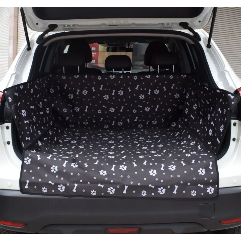 Pet Dog Car Seat Cover Trunk Mat Dog Carrier Trunk Cargo Liner for Pet Waterproof Oxford Cloth Dog Cat Back Seat Covers