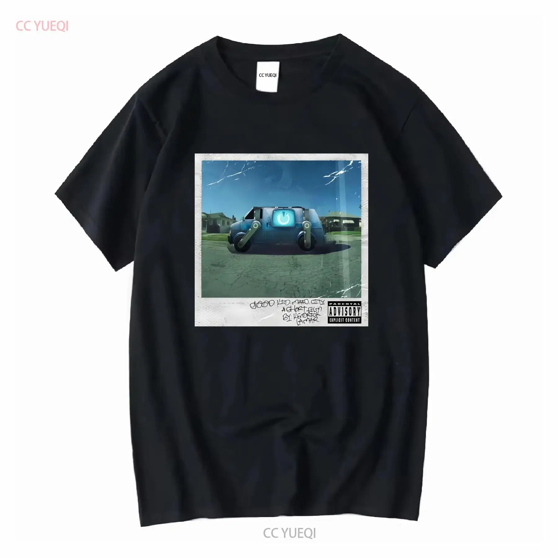 Fort Reboot Van Kendrick Lamar Good Kid Maad City Album Cover T Shirt GKMC Video Game Meme Funny long or short sleeves vintage