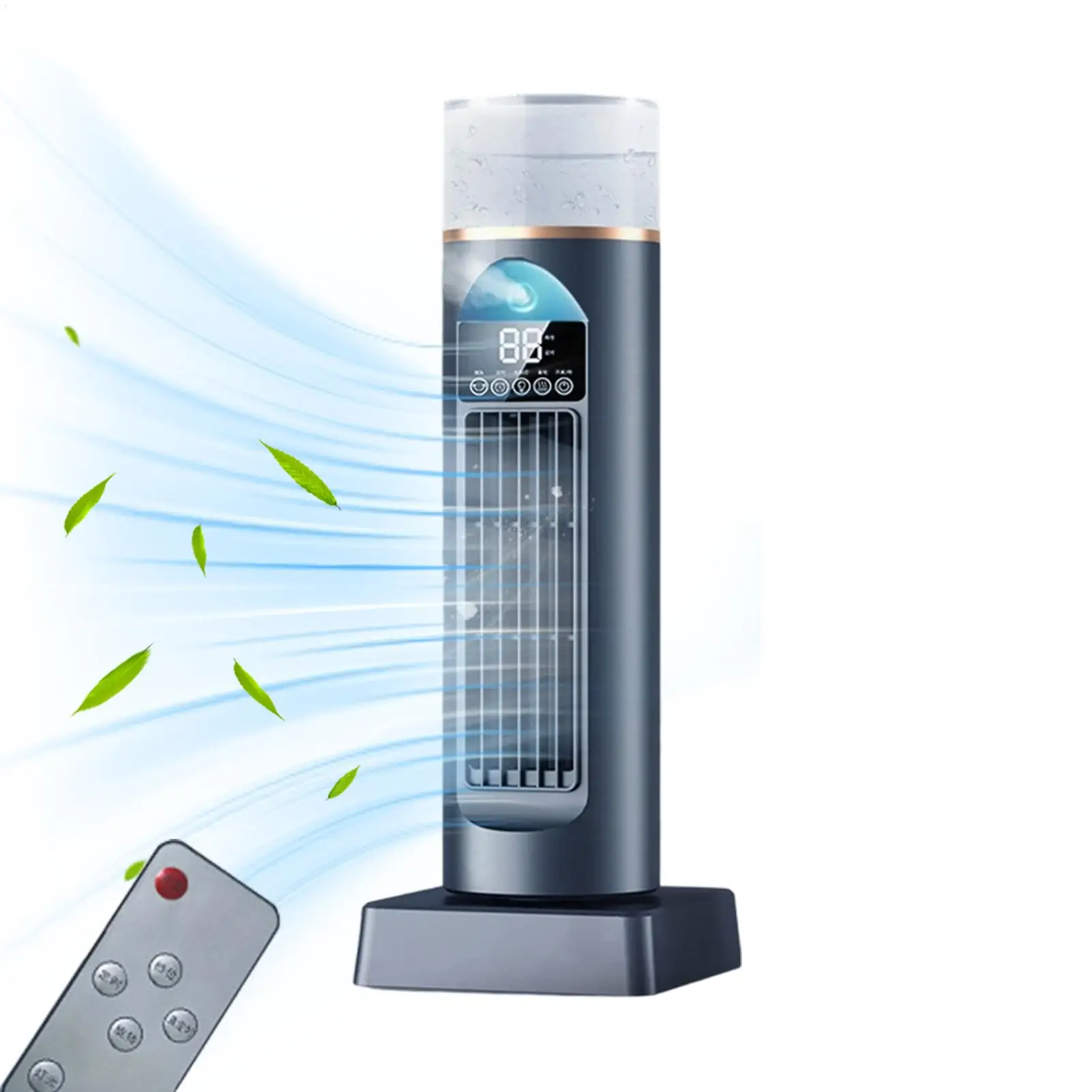 Portable Air Conditioner Fan 6 Speeds Misting Humidifier USB Desktop Cooler Home Office Personal Summer Cooling Supplies